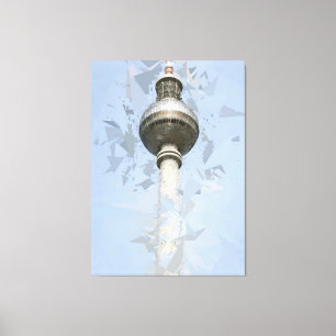 Impressão Em Tela TV Tower Fernsehturm Berlin, Alemanha