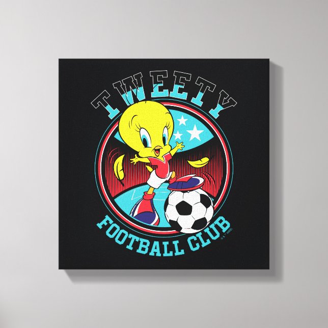 Impressão Em Tela TWEETY™ Football Club Badge (Frente)