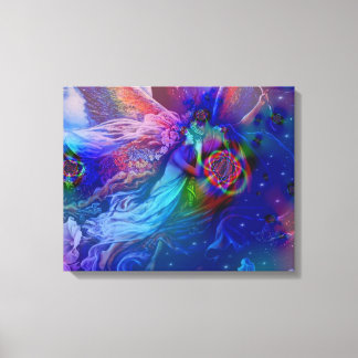 Impressão Em Tela Twin Flames Ascensão no Céu