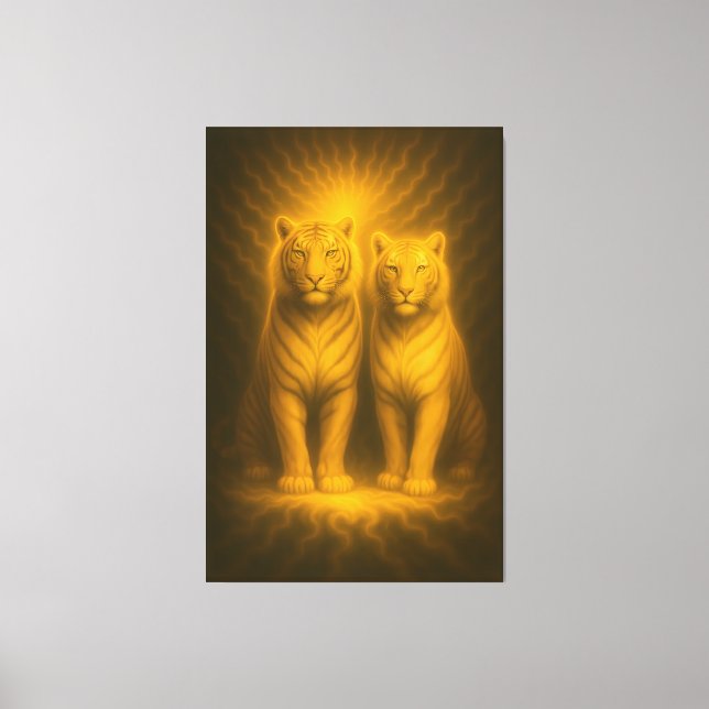 Impressão Em Tela Twin Sunlit Guardians | ManJiangHong Fine Art   (Frente)