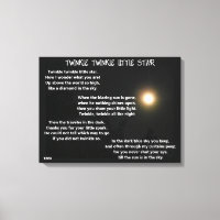 TWINKLE TWINKLE PEQUENO poema STAR