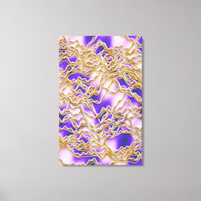 Impressão Em Tela Twisted ropes pattern  (Frente)