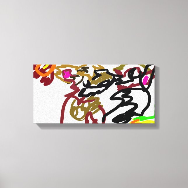 Impressão Em Tela Two wolves Autumn (Frente)