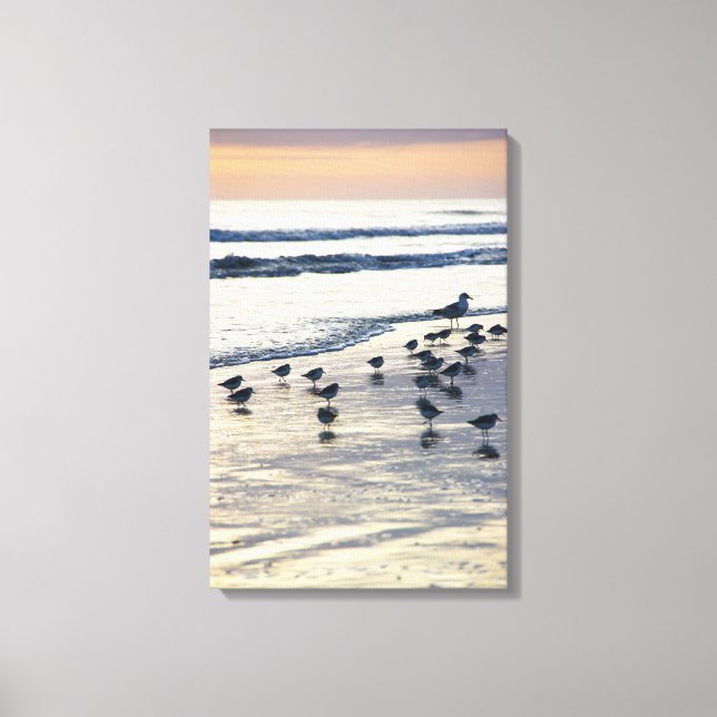 Impressão Em Tela Tybee Island - Morning Chill (Frente)