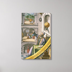 Impressão Em Tela Tycho Brahe (1546-1601) envelheceu 40, entre seu