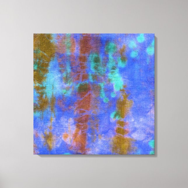 Impressão Em Tela Tye Dye Composition 9 por Michael Moffa (Frente)