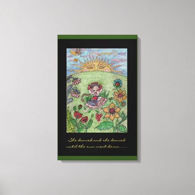 Impressão Em Tela Ucraniano Dançarinos Folk Art (Frente)