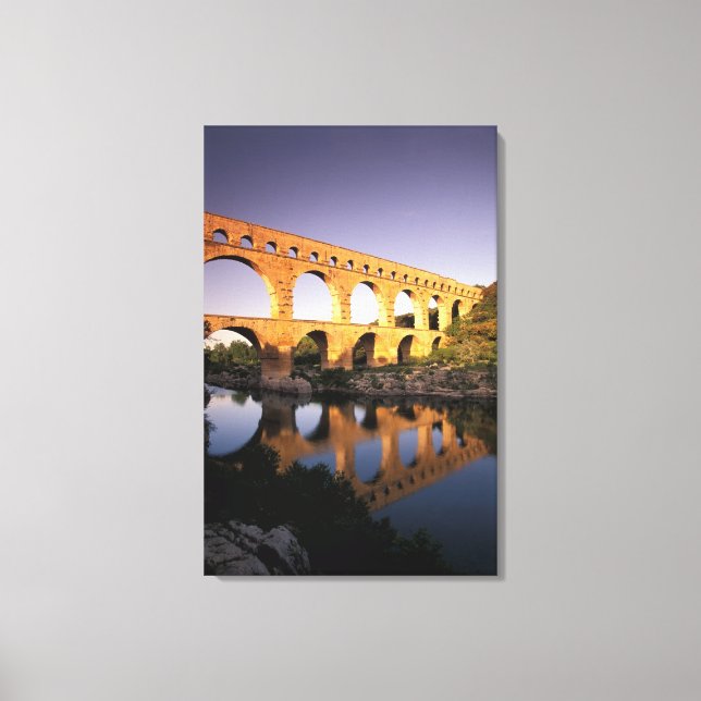 Impressão Em Tela UE, França, Provença, Gard, Pont du Gard. 4 (Frente)