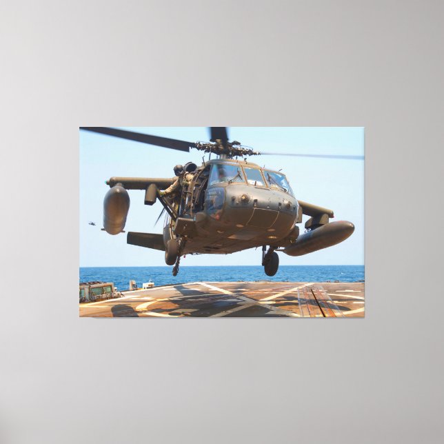 Impressão Em Tela UH-60M PRETO 40x60 (Frente)
