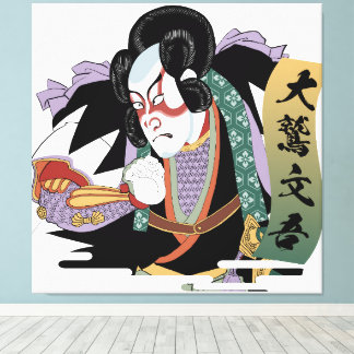 Impressão Em Tela Ukiyo-e Art of Kabuki