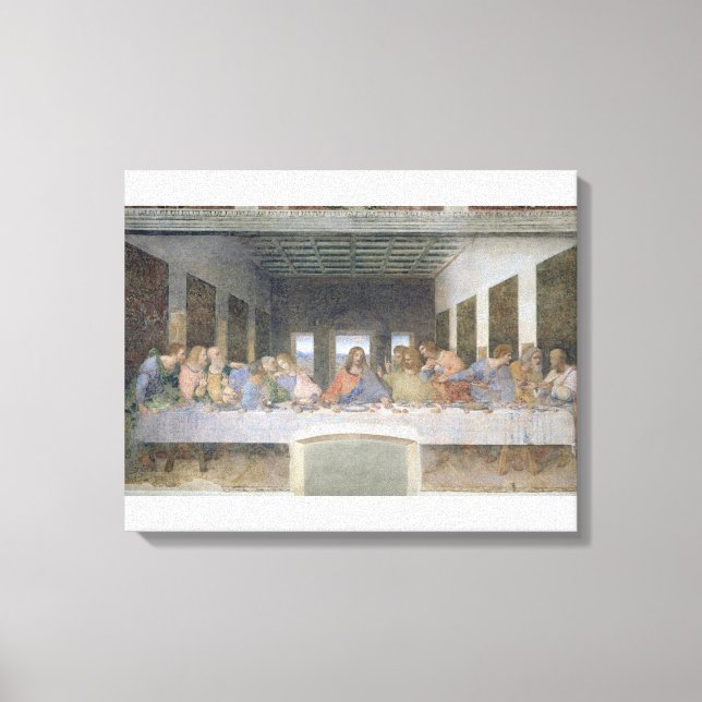 Impressão Em Tela Última Ceia, 1495-97 2 (Frente)