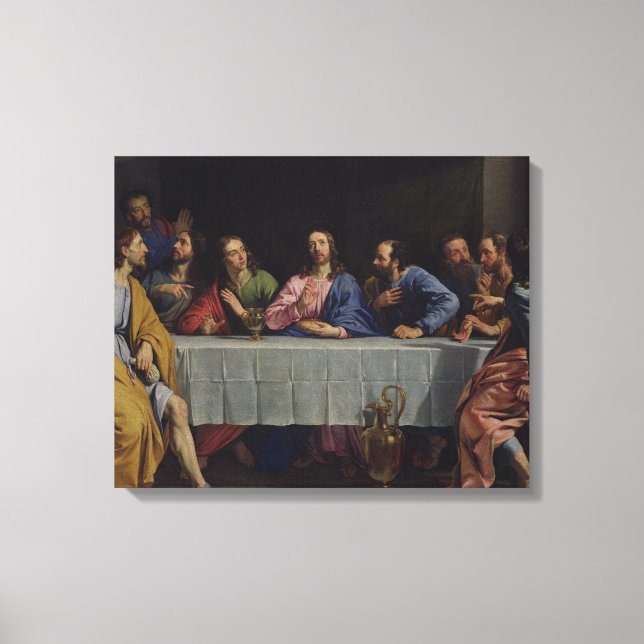 Impressão Em Tela Última Ceia, 1648 (Frente)