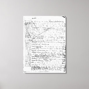 Impressão Em Tela Última página 'de um la Pesquisa du Temps Perdu'