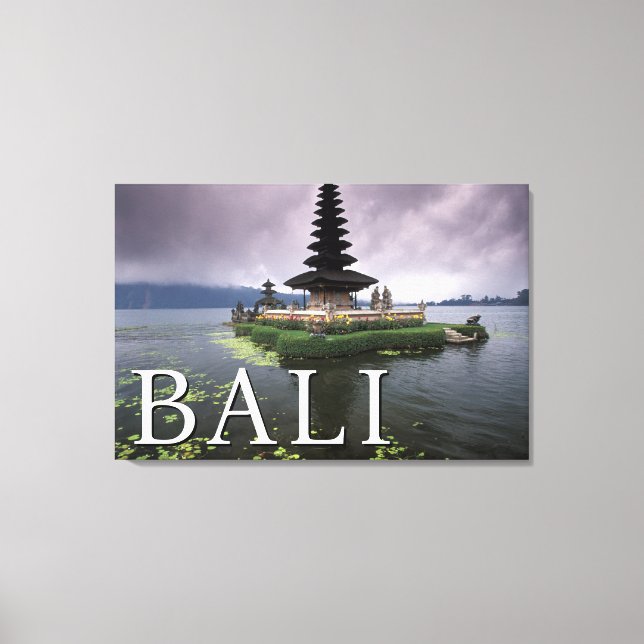 Impressão Em Tela Ulun Danu Temple | Bali, Indonésia (Frente)