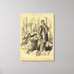 Impressão Em Tela Um assalto na modéstia ou no Sr. Chamberlain