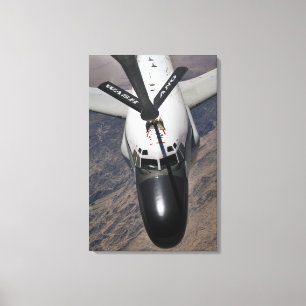 Impressão Em Tela Um avião de reconhecimento da junção de rebite