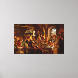 Impressão Em Tela Um Banquete de Casamento Boyar por Konstantin Mako