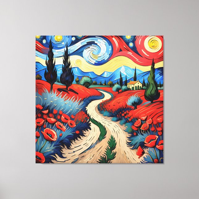 Impressão Em Tela Um belo campo (Frente)