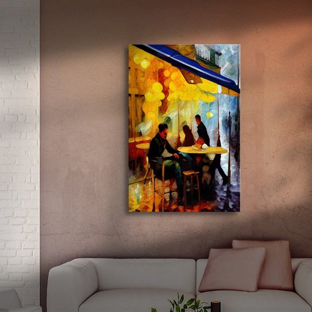 Impressão Em Tela Um café comigo mesmo (Criador carregado)