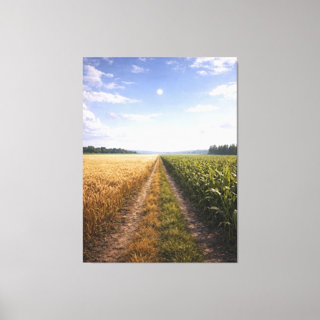 Impressão Em Tela Um Caminho à Frente – Paisagem Simbólica Minimalis (Frente)