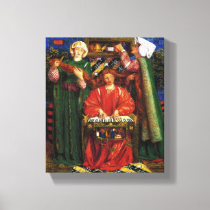 Impressão Em Tela Um Carol de Natal (Natal) (Dante Gabriel Rossetti)
