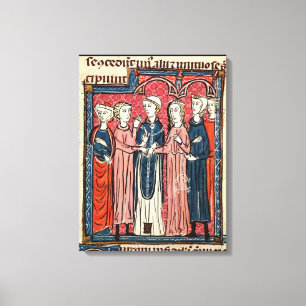 Impressão Em Tela Um casamento, 'de Decrets de Gratien'