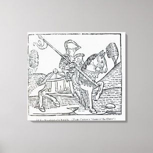 Impressão Em Tela Um cavaleiro, do jogo de Caxton 'das xadrezes