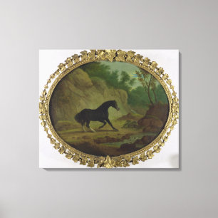 Impressão Em Tela Um cavalo amedrontado por um cobra, 1792 (óleo em