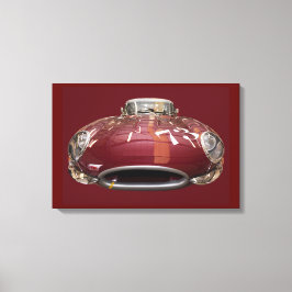 Impressão Em Tela Um clássico Jaguar E-Type de 1961