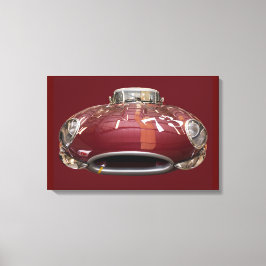 Impressão Em Tela Um clássico Jaguar E-Type de 1961