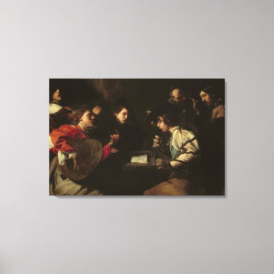 Impressão Em Tela Um concerto, c.1610-20 (óleo em canvas)