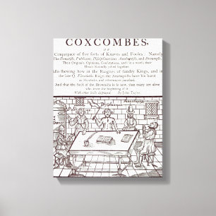Impressão Em Tela Um conjunto de Coxcombes por John Taylor