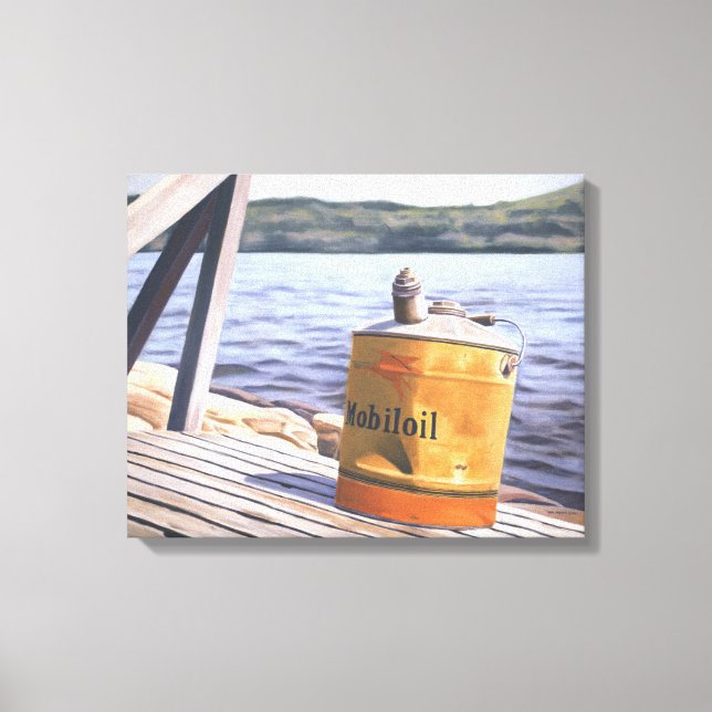 Impressão Em Tela Um dia no lago 1996 (Frente)