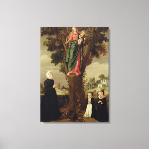 Impressão Em Tela Um doador fêmea com suas duas filhas que