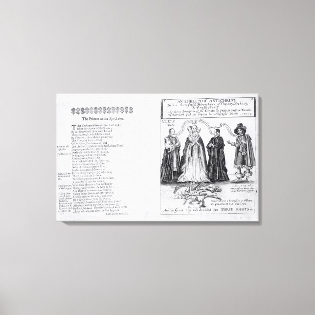 Impressão Em Tela Um Emblema do Anticristo (Frente)