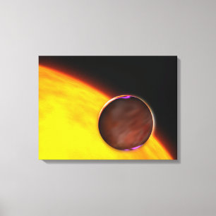 Impressão Em Tela Um fim-acima de um planeta extrasolar