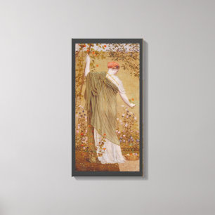 Impressão Em Tela Um Jardim por Albert Joseph Moore, Retrato Antigo