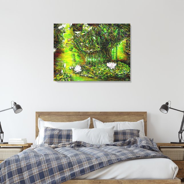 Impressão Em Tela Um Lago com Pensamentos Impuros (Insitu(Quarto))