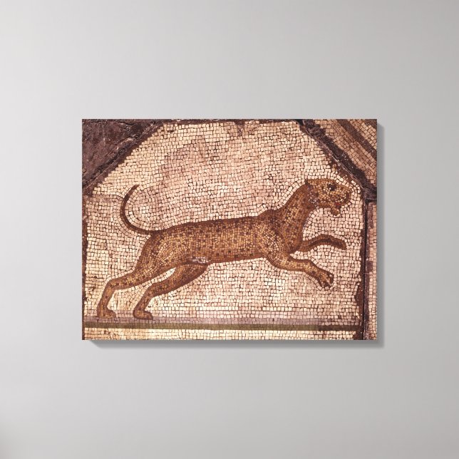 Impressão Em Tela Um Leopardo (Frente)