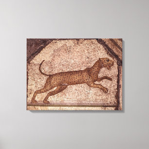 Impressão Em Tela Um leopardo