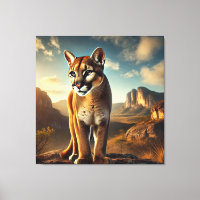 Um linda Onça Parda próximo da Chapada Diamantina