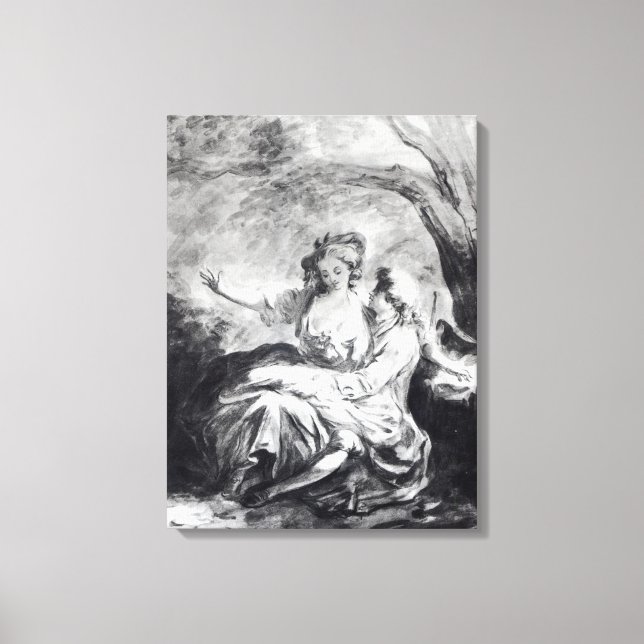 Impressão Em Tela Um Local de Encontro por Amor (Frente)