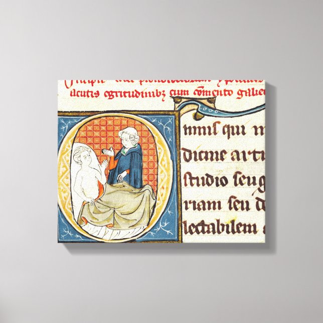 Impressão Em Tela Um médico a diagnosticar um doente (Frente)