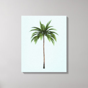 Impressão Em Tela Um Palm Tree Tropical Beach Summer Qualquer Cor