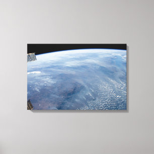 Impressão Em Tela Um Passeio De Fumaça Sobre A África Austral Tropic