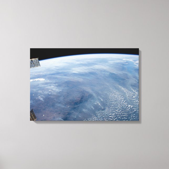 Impressão Em Tela Um Passeio De Fumaça Sobre A África Austral Tropic (Frente)