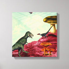 Impressão Em Tela Um planeta verde e respirável