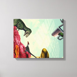 Impressão Em Tela Um planeta verde e respirável