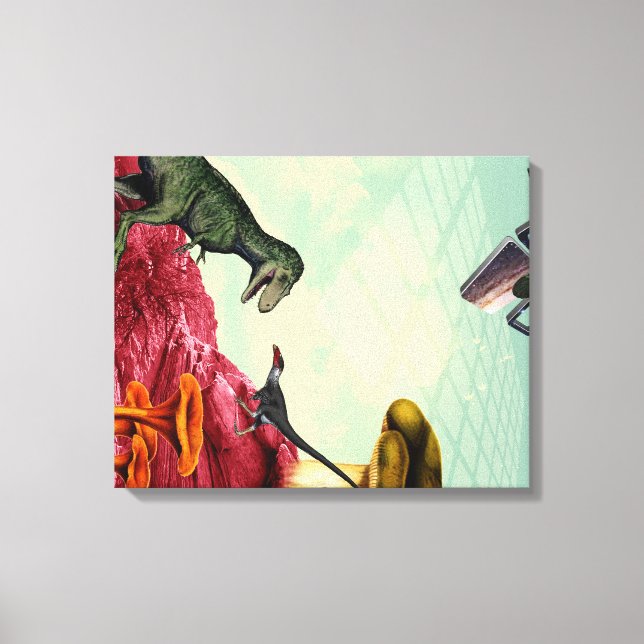 Impressão Em Tela Um planeta verde e respirável (Frente)