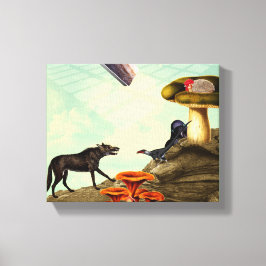 Impressão Em Tela Um planeta verde e respirável